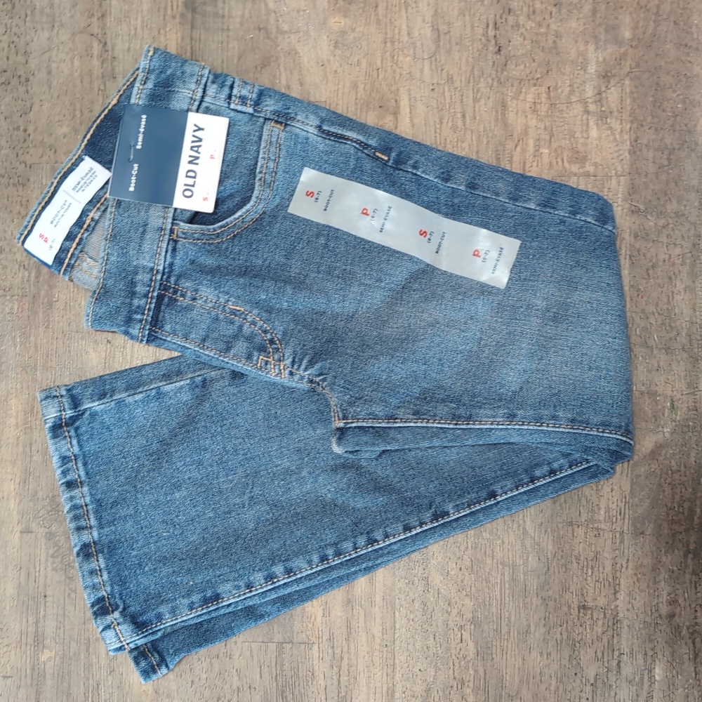 NWT Old Navy Denim Jeans Girls S (6-7) Bootcut *M5